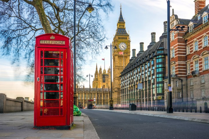 Red Phone Booth & Big Ben, London