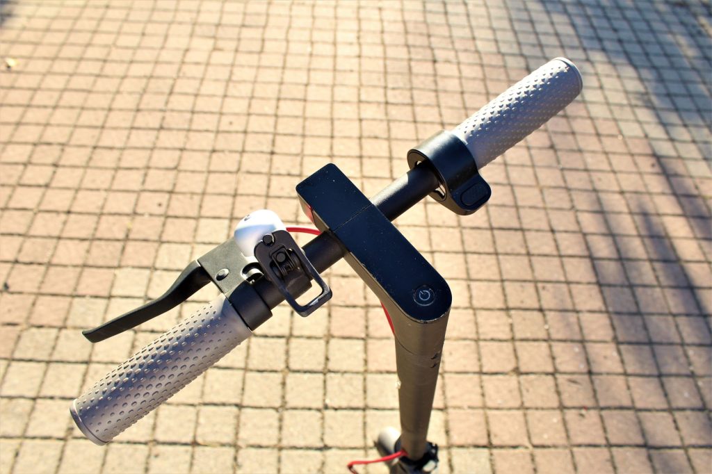 Electric scooters come equipped with brakes and throttle.