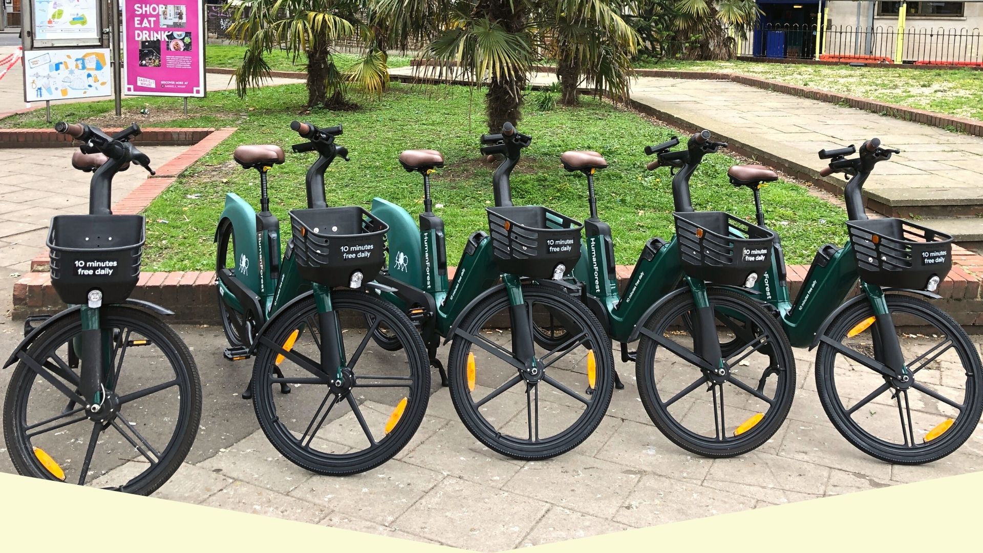 a bicycle parked on the side of a building